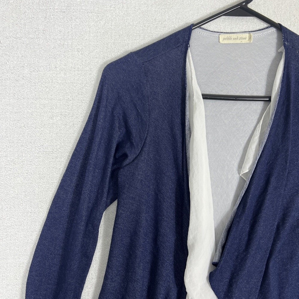 Pebble And Stone Open Front Layered Cardigan Wome… - image 2